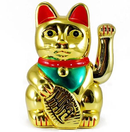 Ειδώλιο γάτας Maneki neko